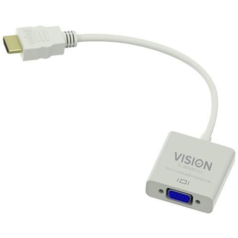 Techconnect - Convertitore video - HDMI - VGA - bianco - Foto 1