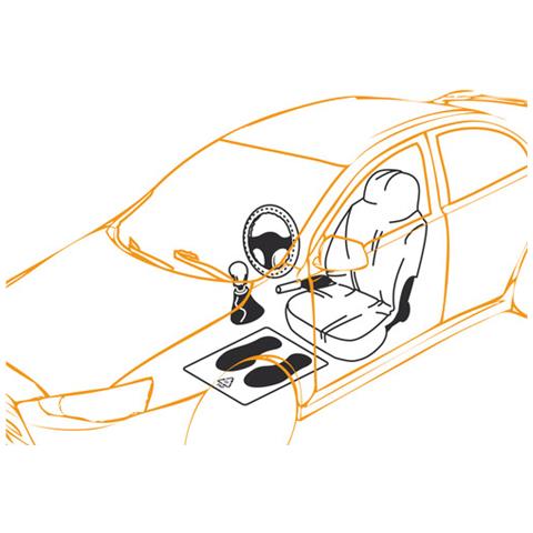 Kit 5 Pezzi Auto Pulita (coprivolante+coprisedile+ - Foto 1