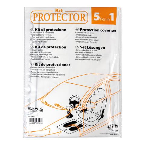 Kit 5 Pezzi Auto Pulita (coprivolante+coprisedile+ - Foto 2