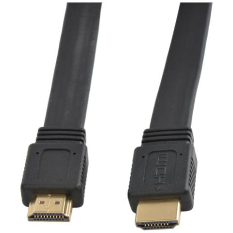 Cavo Hdmi 2.0 High Speed Con Ethernet A / a M / m Piatto 0,5m - Foto 3