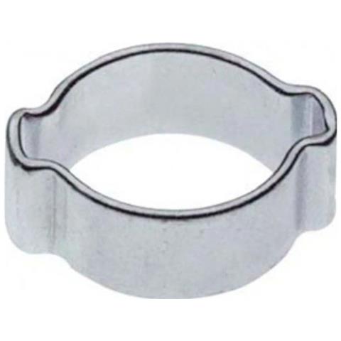 Fascette Metalliche Stringitubo - 2 Fascette Stringitubo 7mm Zincate 100 Pezzi - Foto 2