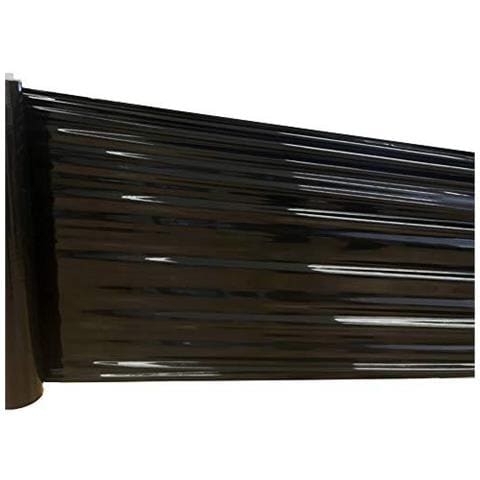400 Millimetri X 250 Pallet Stretch Shrink Wrap - Nero - Rotolo Di Heavy Duty Packaging Cling Film Shrink Plastica Per Cambiare Casa - Foto 2
