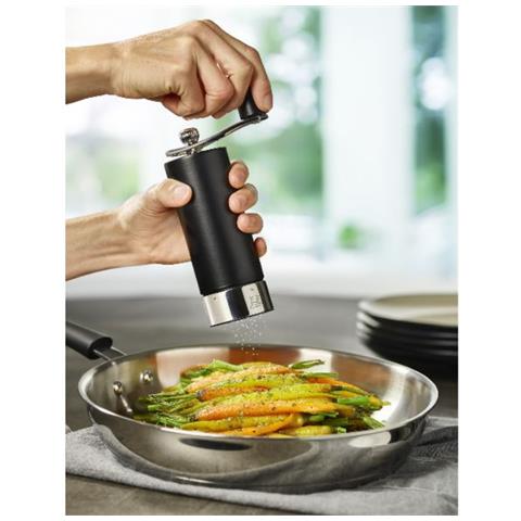 Macina Pepe Manuale 18cm Legno Con Macinatura Regolabile - 37758 - Foto 2