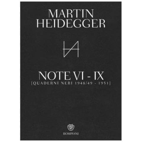 Martin Heidegger - Quaderni Neri 1948/49-1951. Note Vi-ix - Foto 1