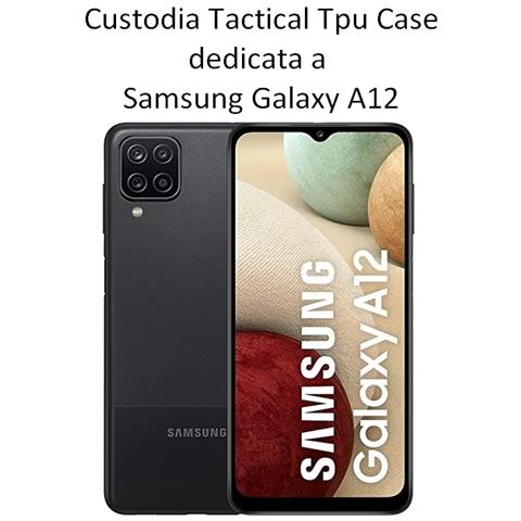 Custodia Originale Tpu Cover Case Per Samsung Galaxy A12 A125 Trasparente - Foto 2