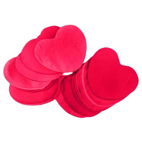 Slowfall Confetti Hearts 55x55mm, Red, 1kg - Foto 1