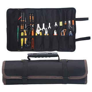 Borsa Pieghevole Per Attrezzi Walfront – Organizzatore Portatile In Tessuto Oxford 600D Per Elettricisti E Manutenzione