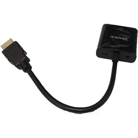 24.136 cavo e adattatore video VGA (D-Sub) HDMI tipo A (Standard) Nero - Foto 2