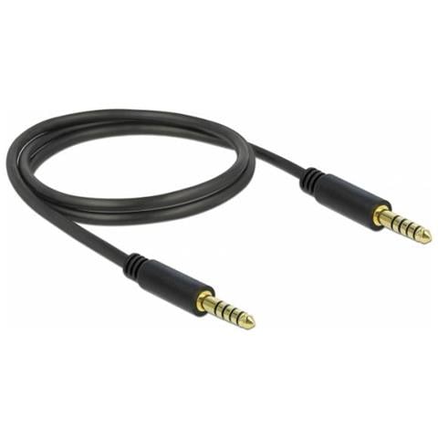 85791 Cavo Audio 1 M 4.4mm Nero - Foto 1