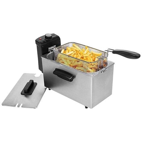 Friggitrice Elettrica 3l 2000w In Acciaio Con Termostato E Cestello Estraibile - Foto 3