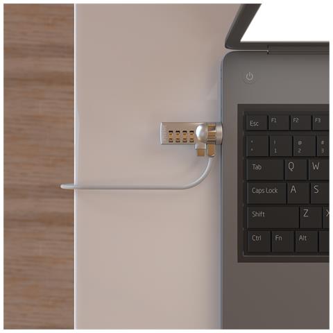 ASLK-D40N01-SL cavo di sicurezza Argento 1,5 m - Foto 2