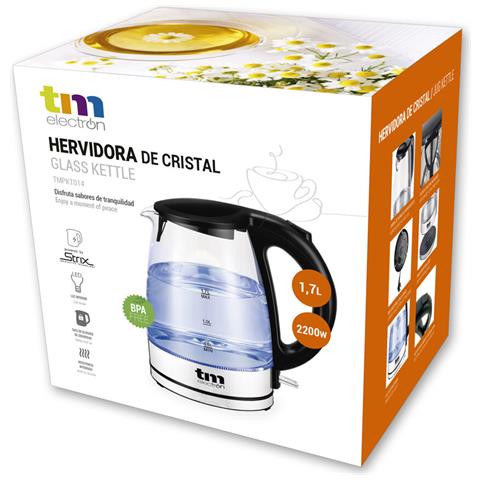 Bollitore 1,7 L Cristallo Vetro Borosilicato - Foto 2