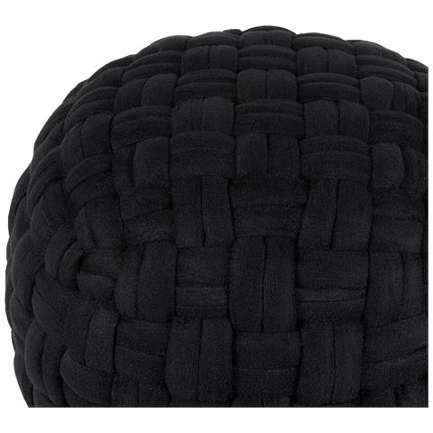 Pouf Hopa Velluto Nero - Foto 2