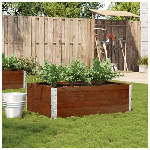 Poggiapiedi Da Giardino Marrone 120x80cm Legno Massello Di Pino - Foto 1