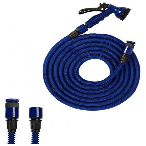 Tubo Flessibile Espandibile 15 Mt Annaffia Giardino Pistola Pompa Giardinaggio - Foto 2