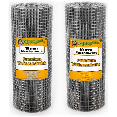 60m X 0,5m Rete Per Voliera, Griglia Metallica, Rete Saldata, Rete Metallica Zincata A Caldo - Foto 1