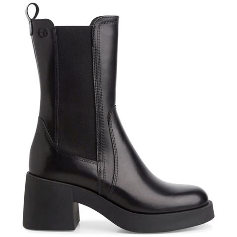 Black Casual Closed Chelsea Booties Stivaletti Pelle Scarpe Donna Nero Eu 37, 1-25451-43 001 - Foto 2