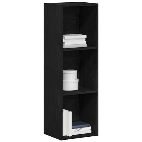 Libreria Rovere Nero 36x30x114 cm in Legno Multistrato - Foto 2