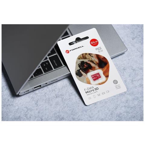 Memory F-data Card Microsd Hc 64 Gb + Adattatore Sd Classe 10 Per Smartphone - Foto 2