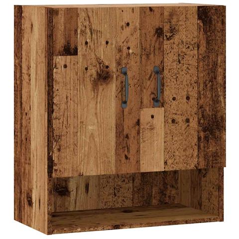 Armadietto A Muro Legno Antico 60x31x70 Cm In Truciolato - Foto 2