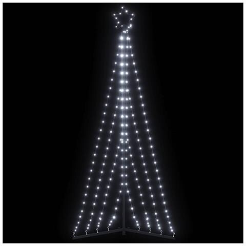 Albero di Natale a LED 339 LED Bianco Freddo 187 cm - Foto 2
