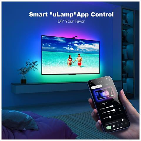 Retroilluminazione Tv Immersiva Da 32"" Con Controllo Tramite App Intelligente - Foto 7