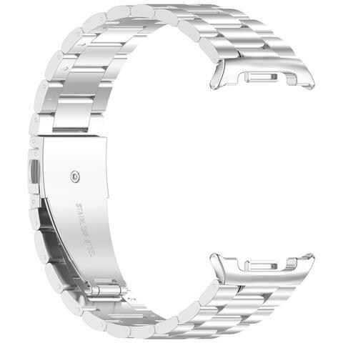 Elegante Cinturino In Acciaio Inossidabile Per Galaxy Watch Serie 8 Silver - Foto 2
