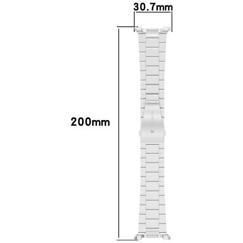 Elegante Cinturino In Acciaio Inossidabile Per Galaxy Watch Serie 8 Silver - Foto 7