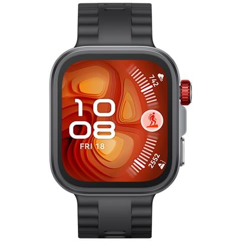 WATCH FIT 4 Pro, vetro zaffiro, cassa in titanio e cinturino nero. Fino a 10 giorni di autonomia e compatibile con iOS e Android. - Foto 1