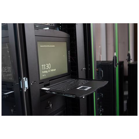 Console modulare con TFT da 19" (48,3 cm), 8 porte KVM e touchpad, tastiera US - Foto 2