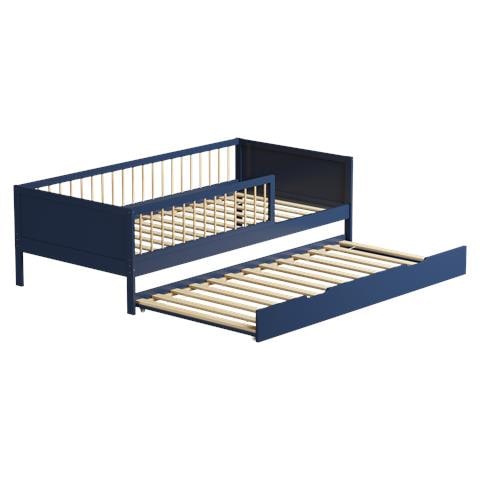 Letto A Scomparsa Per Bambino 190x90cm Blu Scuro Adam - Foto 1