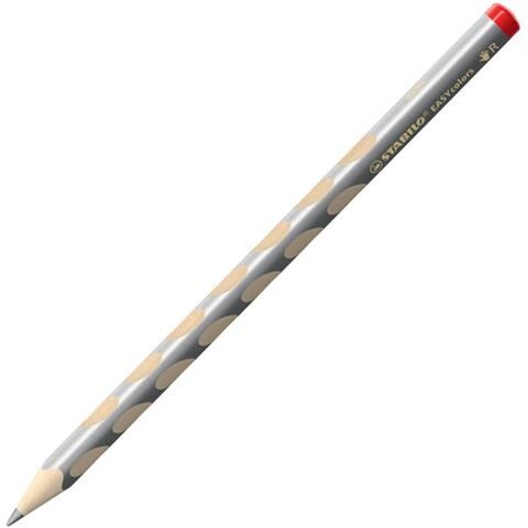 EASYcolors - Matita colorata Ergonomica - per Destrimani - Confezione da 12 - Argento - Foto 2