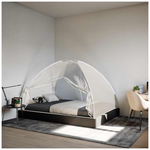 Zanzariera Mongolia con Porte 220 Rete Bianco 200x120x130 cm - Foto 2