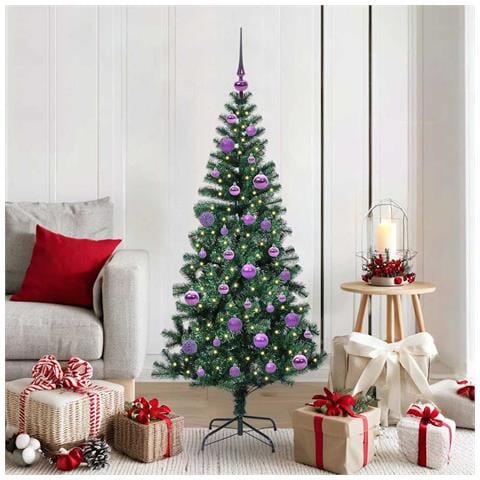 Albero di Natale artificiale con luci integrate Verde 150 cm - Foto 2