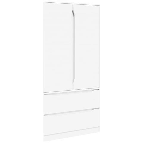 Mobile da Bagno Bianco 79,5 x 49 x 156 cm Legno multistrato - Foto 1