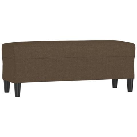 Panca Marrone 100x35x41 cm in Tessuto - Foto 1