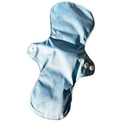 Cuscinetti Mestruali Riutilizzabile Colore Blu Pallido - Foto 2