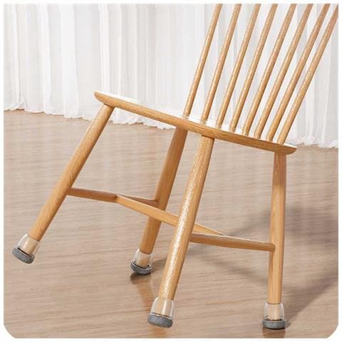 Protezioni Trasparenti Quadrate Per Gambe Di Sedie - 0.75 Pollici, Fondo Grigio - Set Da 8 Pezzi - Foto 2