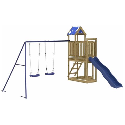 Set da Gioco da Esterno in Legno di Pino Impregnato - Foto 1