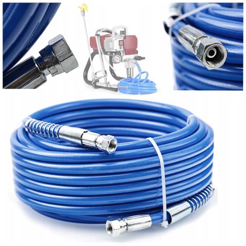 Tubo Per Aggregato Di Verniciatura In Tpu 45m Blu - Alta Durata E Flessibilità | Pressione Max 228 Bar, Temp. Max 65°c | Vernici Universali - Foto 1