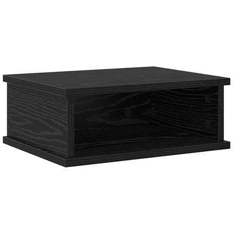 Comodino Rovere Nero 40 x 31 x 15 cm Legno multistrato - Foto 1