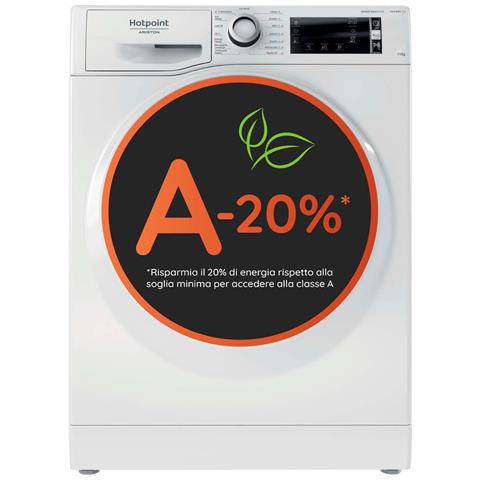 Ariston Ariston Lavatrice NBT1148WSAIT 11KG Classe A Antimacchia - Foto 1