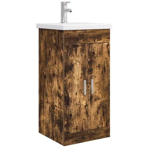 Mobile da bagno con lavabo Rovere Fumo 42 x 40 x 84,5 cm - Foto 1