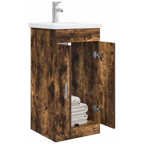 Mobile da bagno con lavabo Rovere Fumo 42 x 40 x 84,5 cm - Foto 2