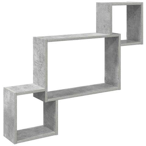 Scaffale da parete A parete Grigio 91,5 x 15 x 76 cm - Foto 1