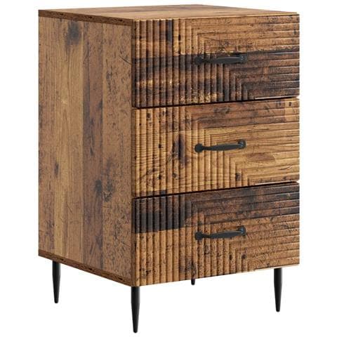 Armadio da Notte con cassetto Legno antico 43 x 41 x 66,5 cm - Foto 1