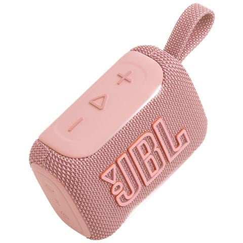 GO 5 Speaker Bluetooth ultra-portatile con potente Pro Sound e bassi incisivi, pairing AirTouch, design impermeabile, 10 ore di autonomia, Rosa - Foto 7