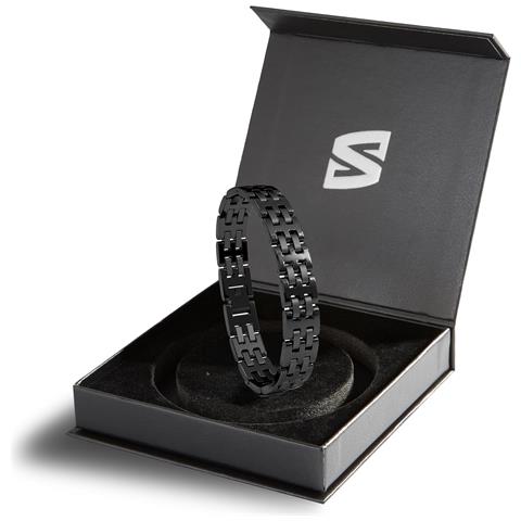 Bracciale Da Uomo Premium ""intense"" In Acciaio Chirurgico 316l, Nero, 20 Cm - Foto 2