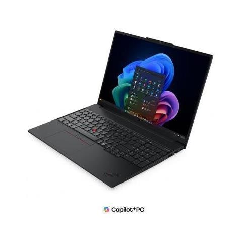 THINKPAD E16 GEN 4 COPILOT+ PC 16" WQXGA INTEL CORE ULTRA 7 355 RAM 32GB-SSD 1TB NVMe-INTEL GRAPHICS-WI-FI 7 + GIGABIT LAN-WIN 11 PROF NERO (21YC006NIX) - Foto 2