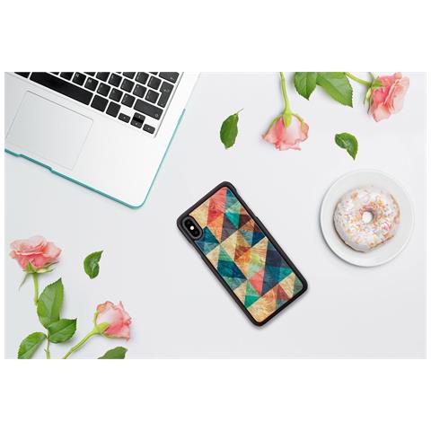 Custodia Per Iphone Xs Max, Mosaico, Nera - Foto 4